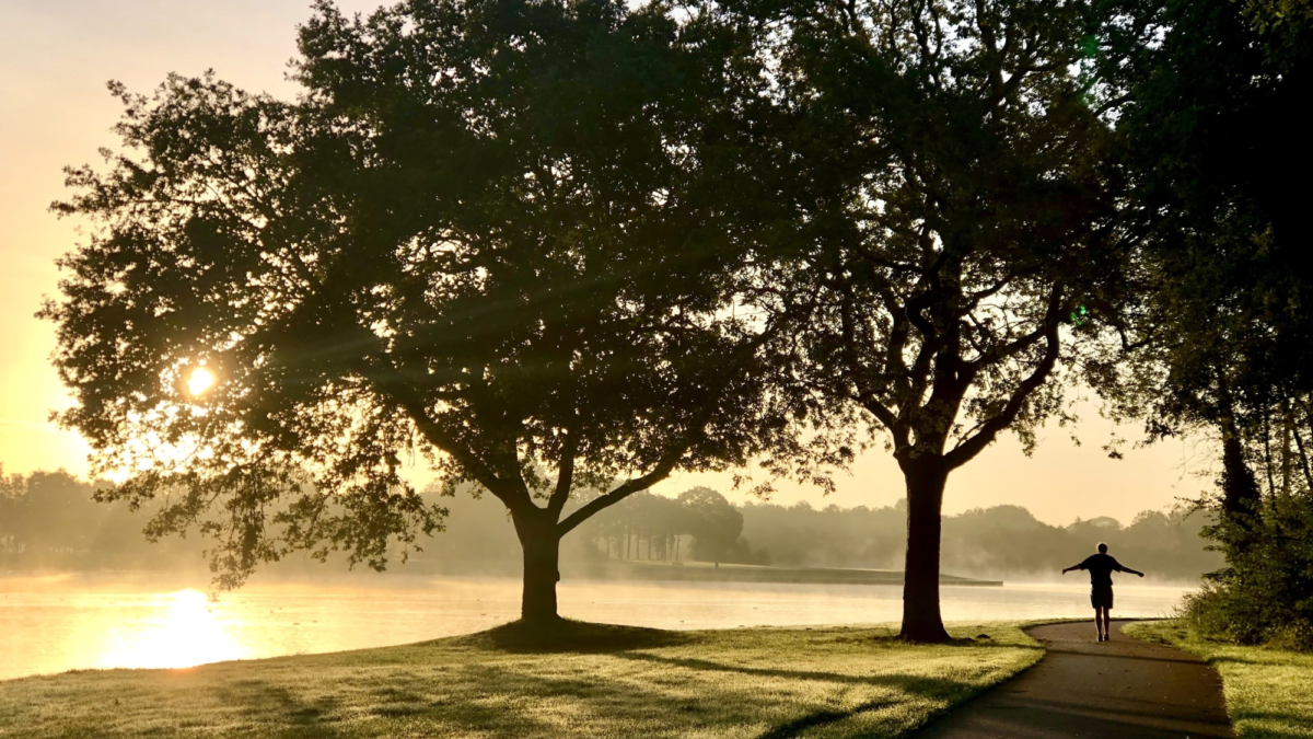 Zonsondergang bij Het Rutbeek