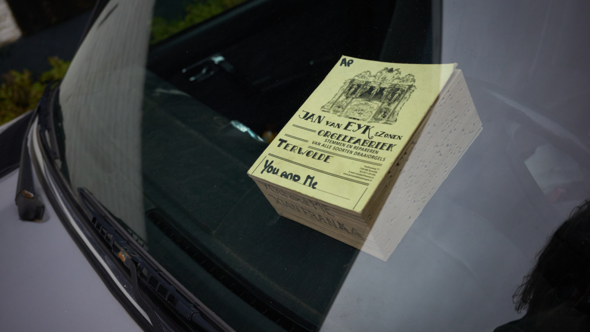 orgelboek - ponskaarten