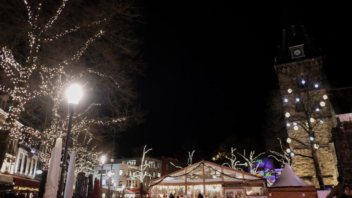 Kerst winter oude markt enschede high res