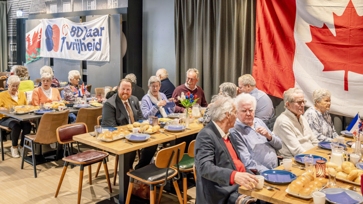 Jeroen Diepemaat aan het ontbijt