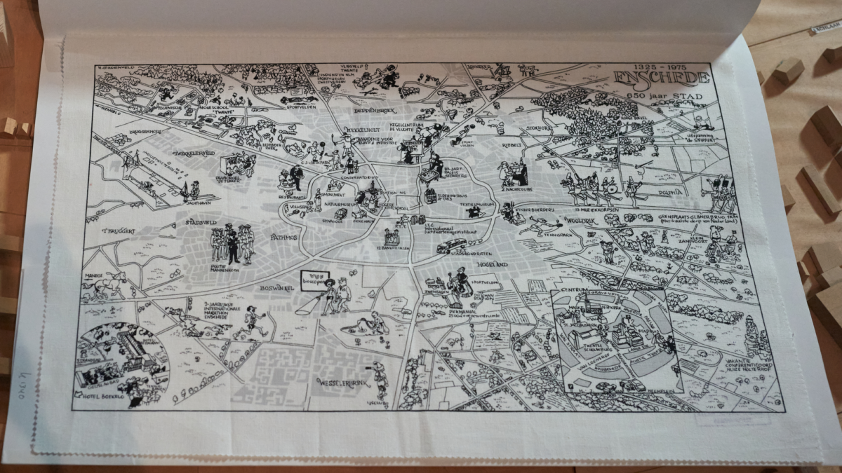 Enschede - 650 jaar - jubileum - plattegrond