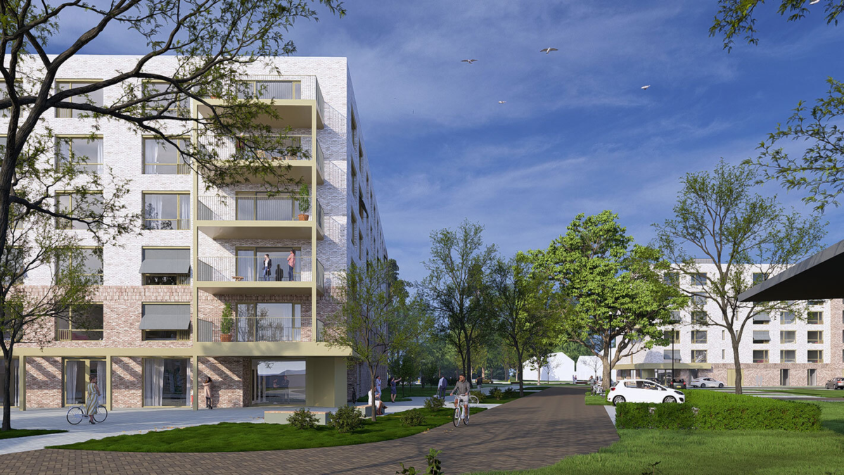 Impressie De Posten nieuwbouw