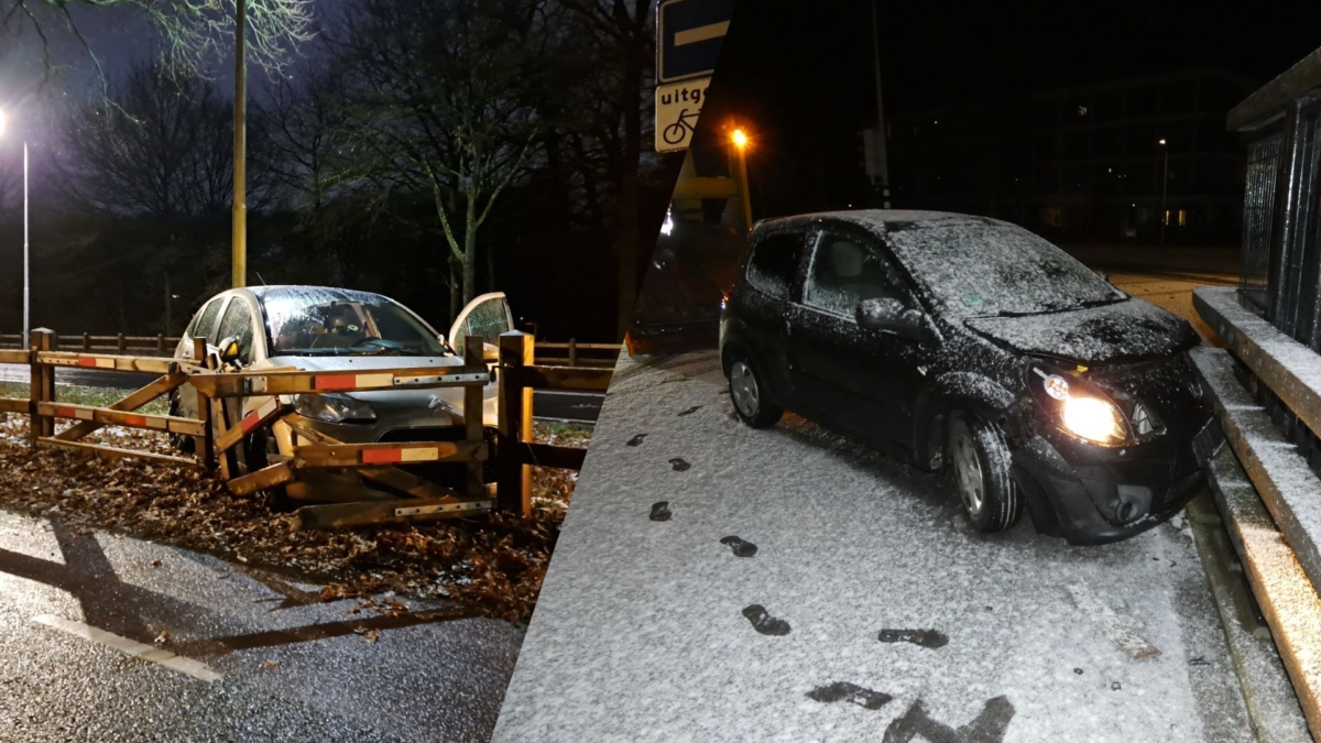 Botsingen door gladheid Almelo