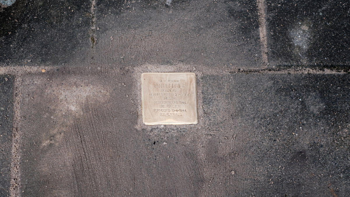 Stolpersteine struikelsteen Jan Pleijsier Enschede