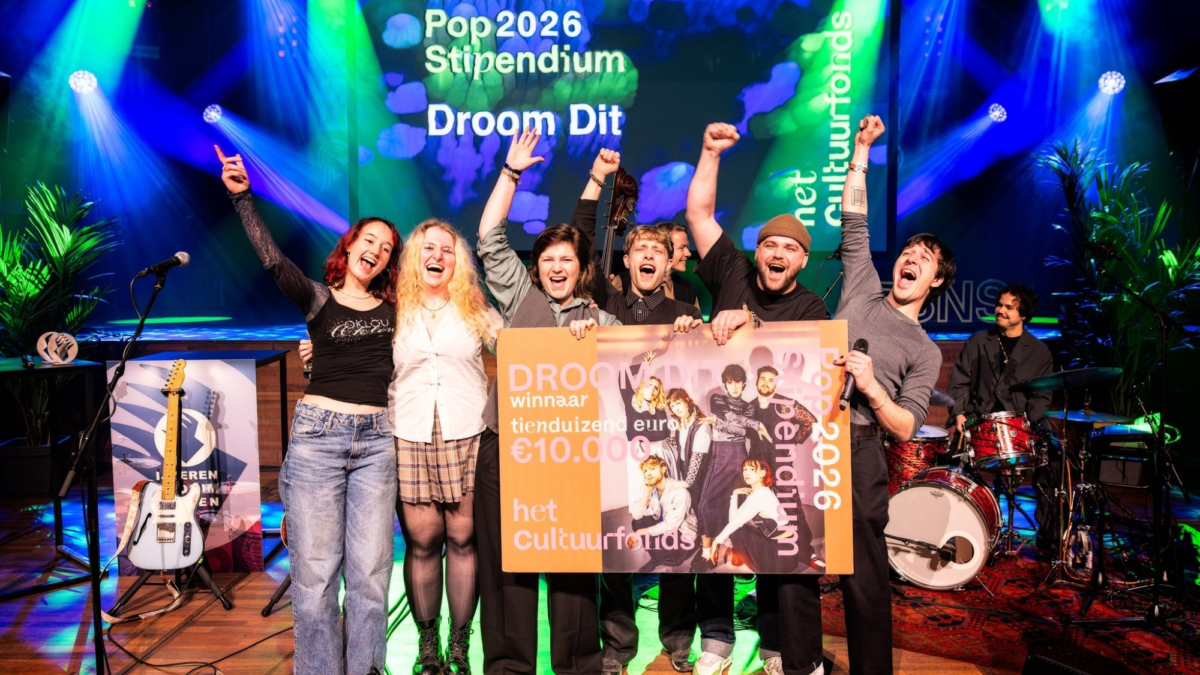 Droom Dit wint Pop Stipendium 2026