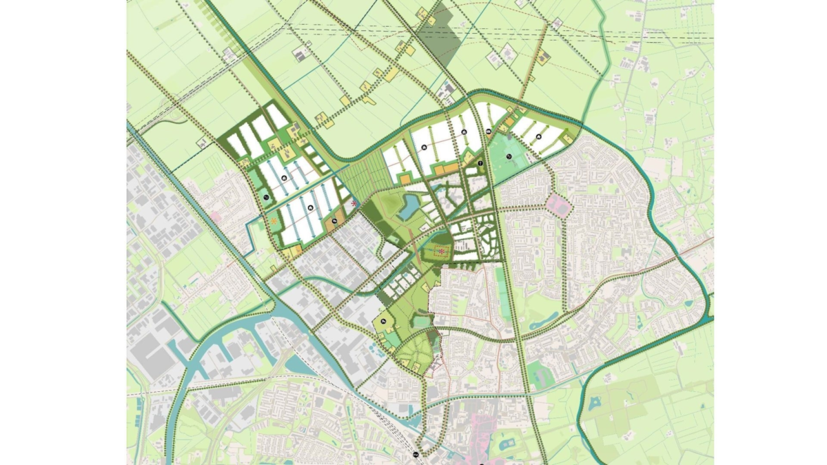 Gebiedsvisie aalanderveld kaart