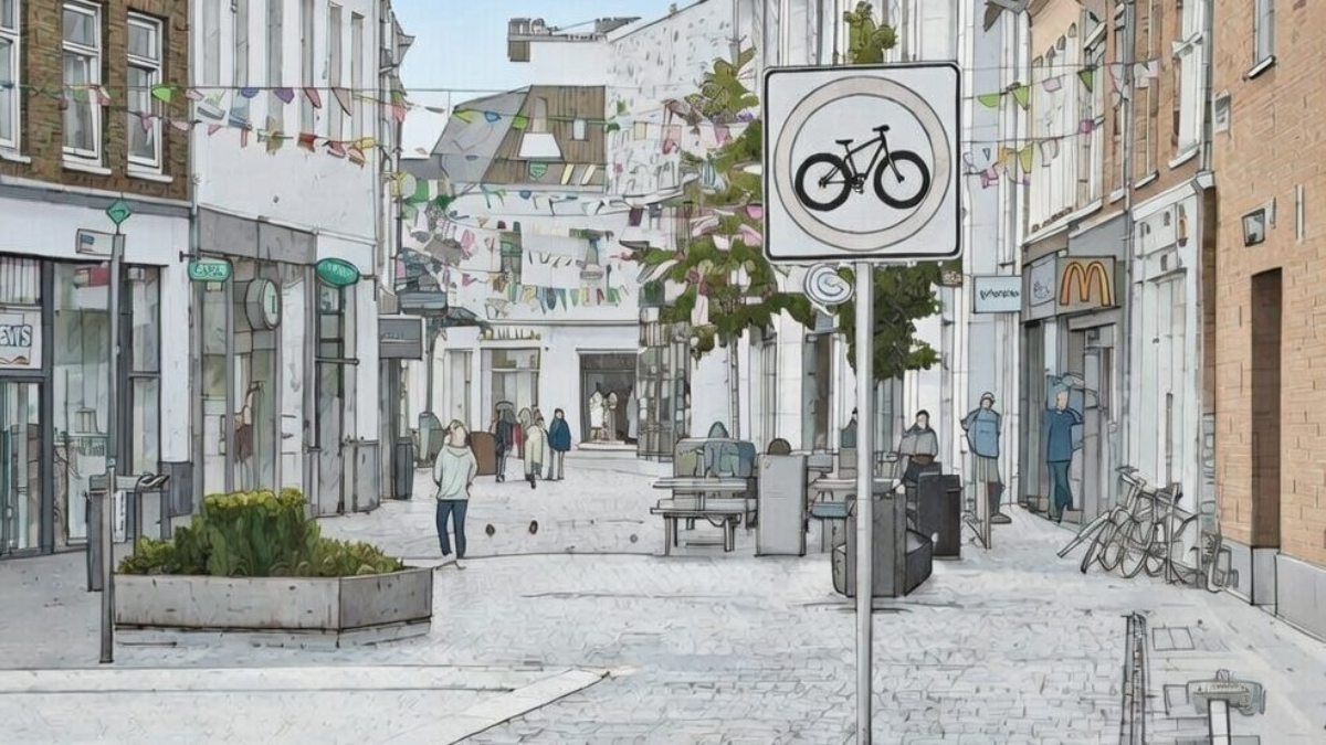 Bewerking foto stadserf fatbikeverbod