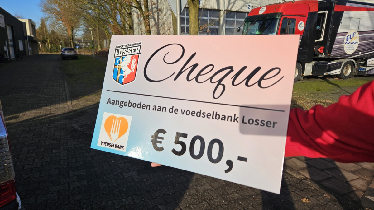 Aangeboden Cheque Voedselbank Losser