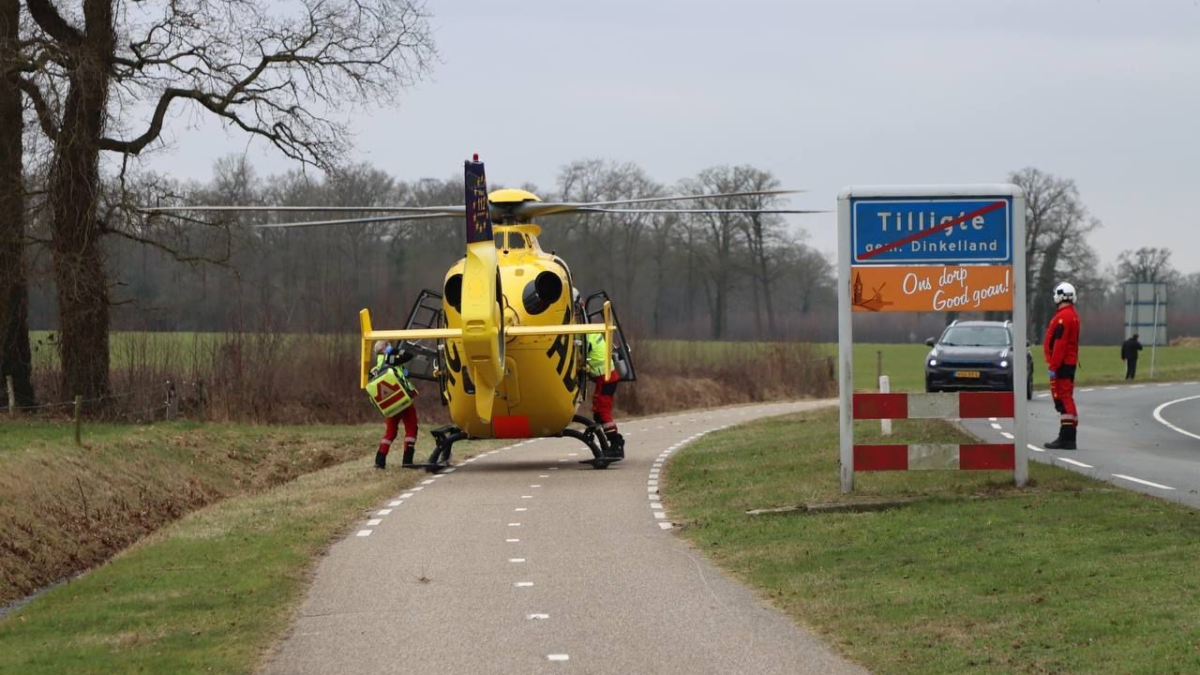 Traumahelikopter ingezet bij ernstig ongeval Tilligte
