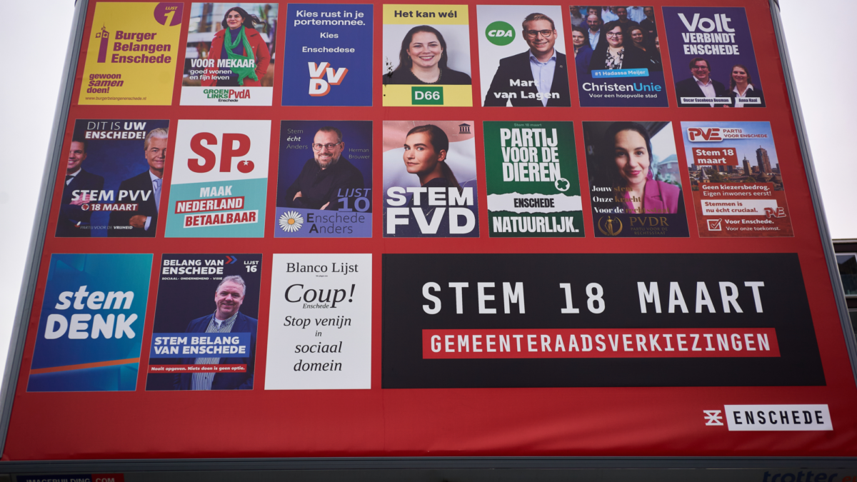 verkiezingen - gemeenteraadsverkiezingen - posters - billboard