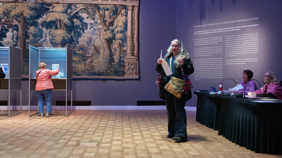 Stembureau - verkiezingen - Rijksmuseum