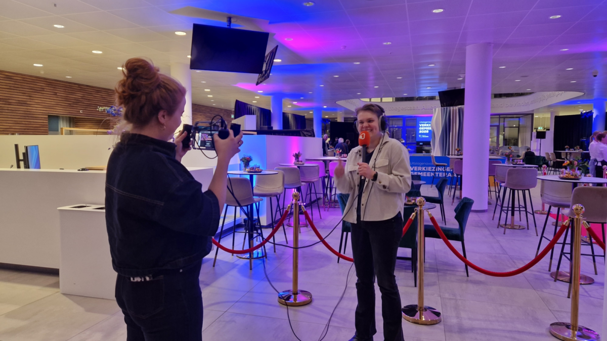 Iris in het stadhuis