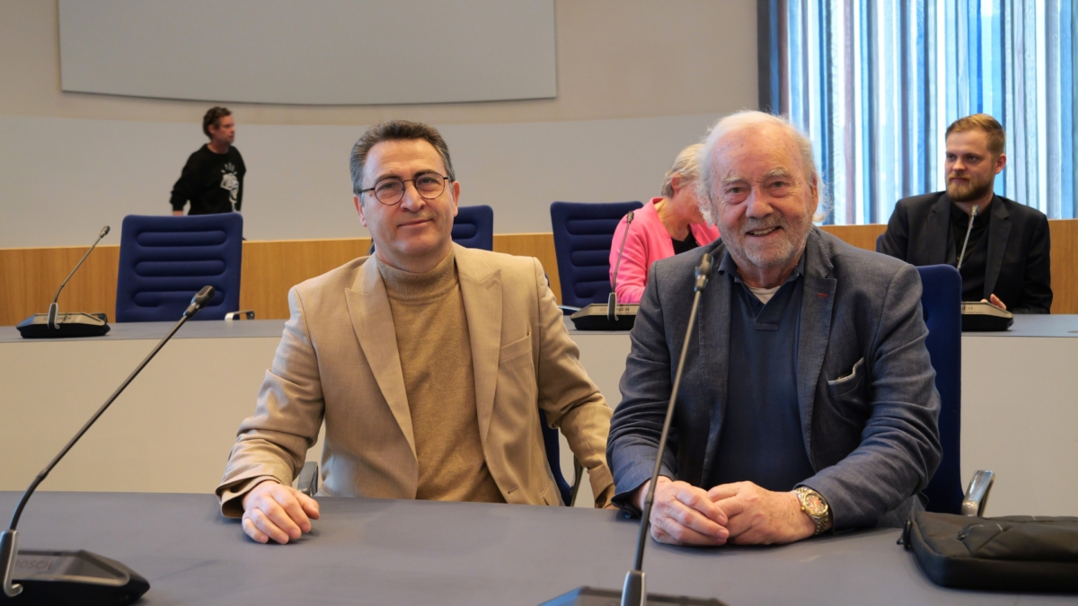 Jan van Gorkum (50PLUS) en Mustafa Kocabiyik (DENK)