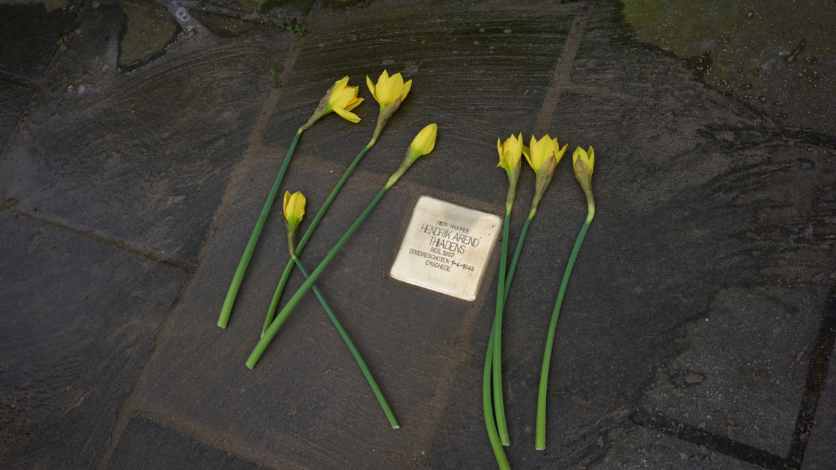 Henk Thiadens - struikelsteen