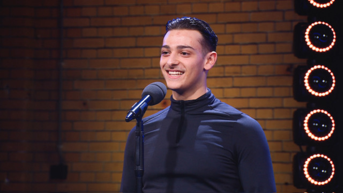 Sem Icin tijdens zijn auditie