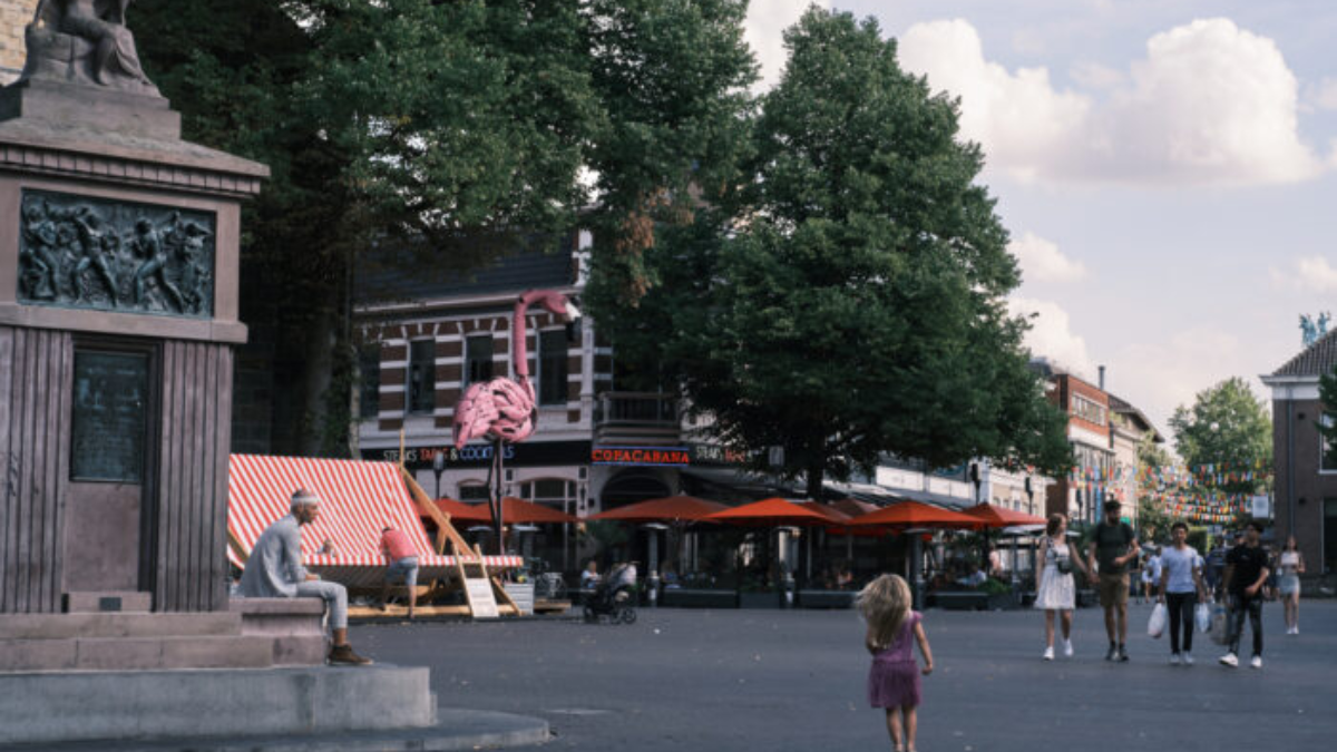 Oude Markt Ernst Bergboer fontein