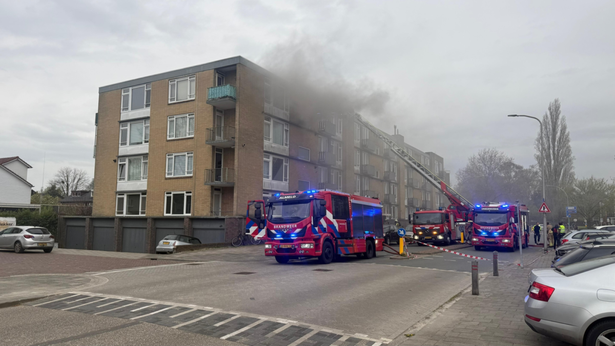 Brand flat Almelo 11 april