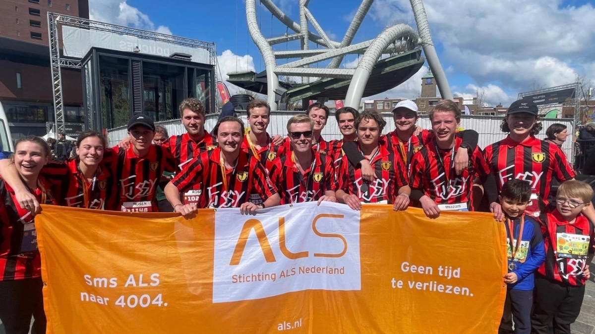 In 2025 liepen Boris en zijn team voor Stichting ALS eigen foto