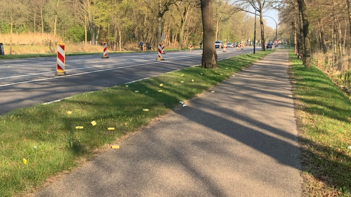 sponsjes - berm - Enschede Marathon