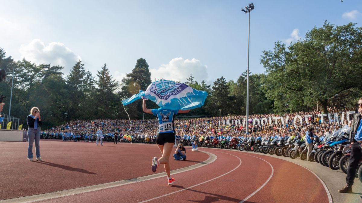Finish Lianne Weber batavierenrace