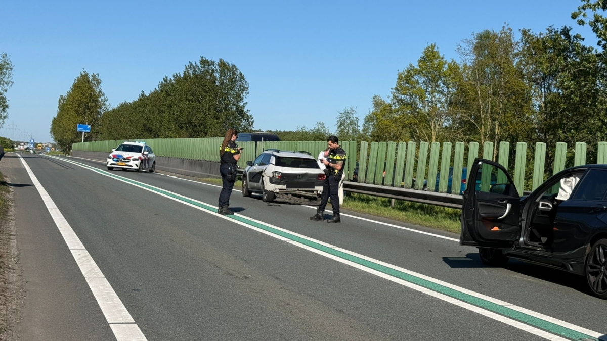 Kop-staartbotsing Almelo N36 30 april