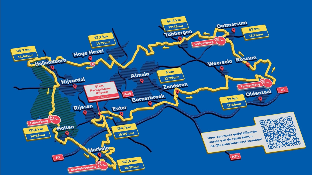 Route ronde van overijssel 2026 pas
