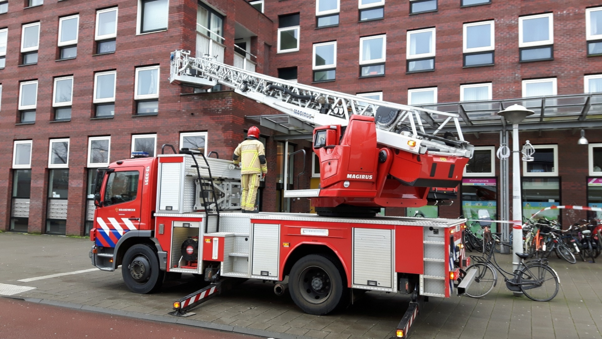 Hoogwerker brandweer