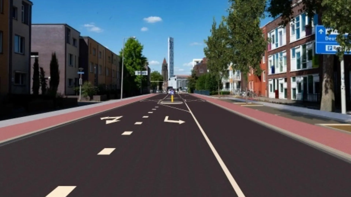 Deurningerstraat2 vernieuwde situatie
