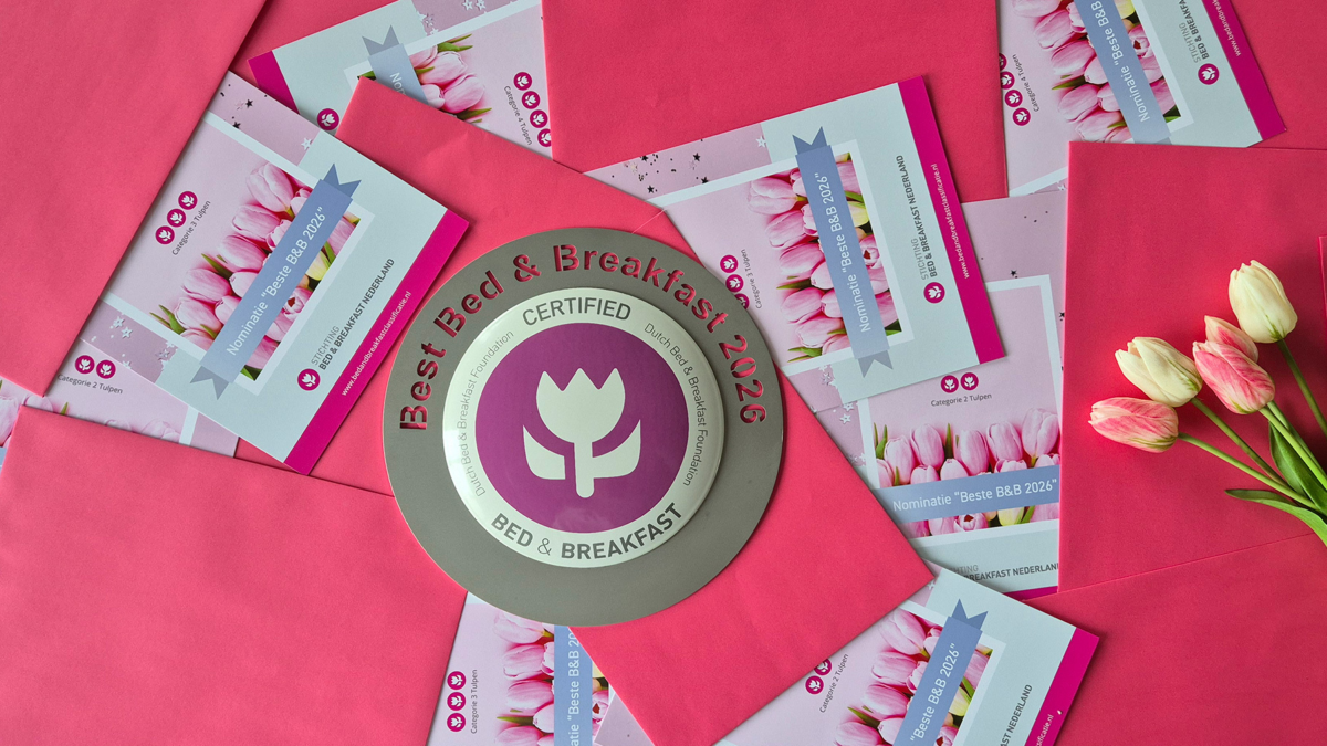 Verkiezing beste bed and breakfast van nederland 2026