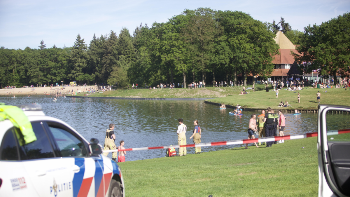 Persoon te water Hulsbeek