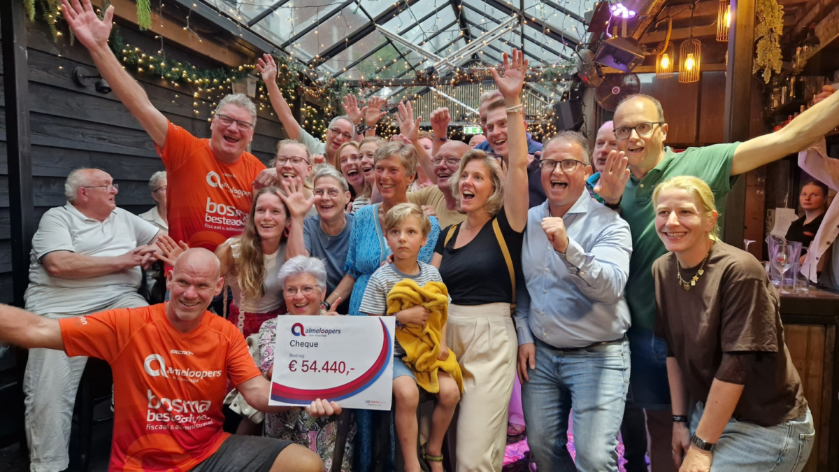 Eindbedrag Roparun Almeloopers