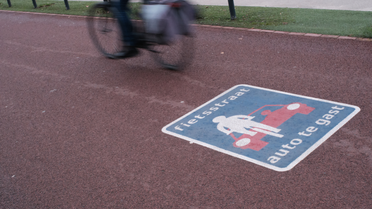 Fietsstraat c Ernst Bergboer