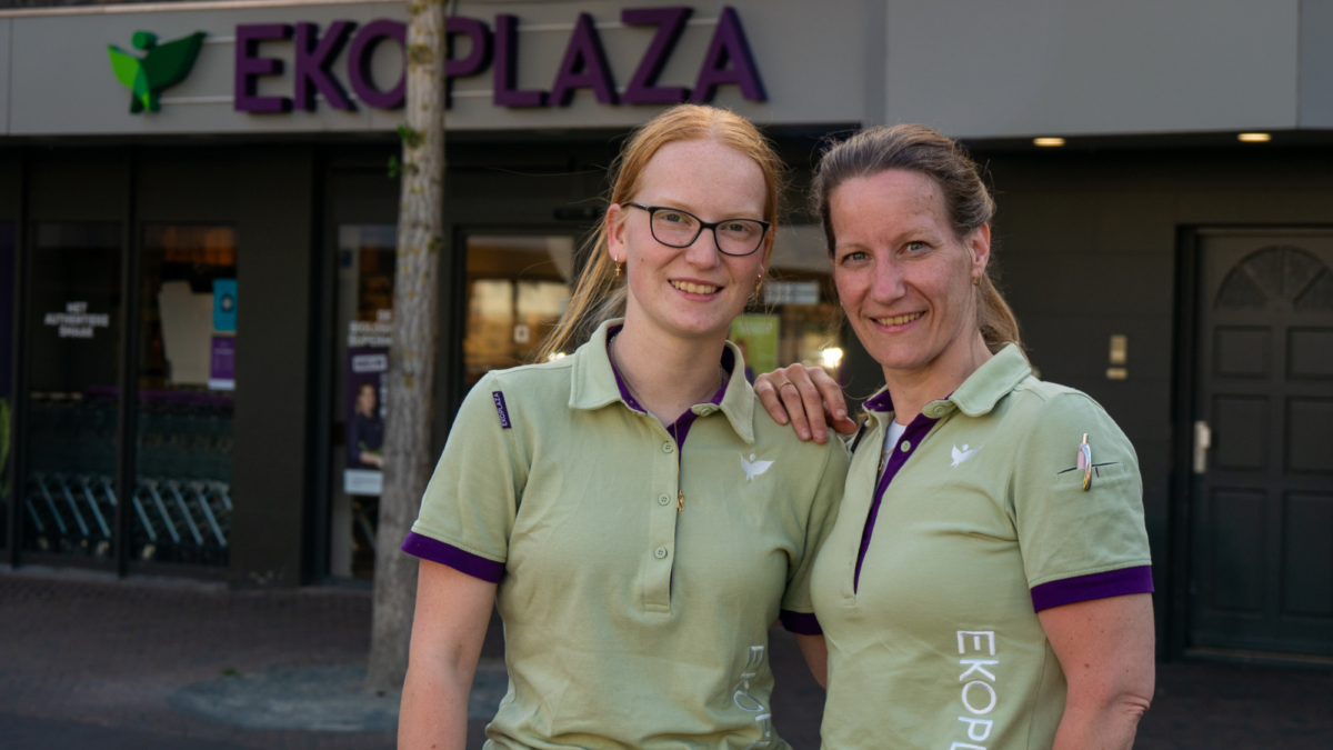 20260605 Lisette en Sara Lotte Ledda Ekoplaza