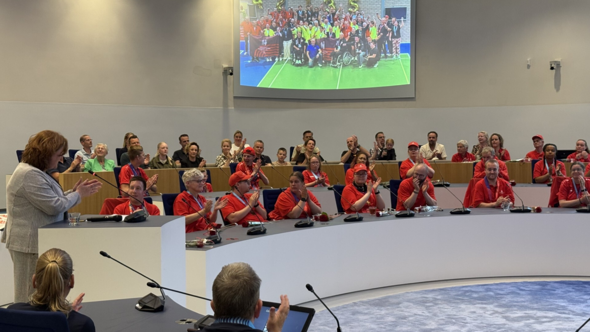 Huldiging G sporters
