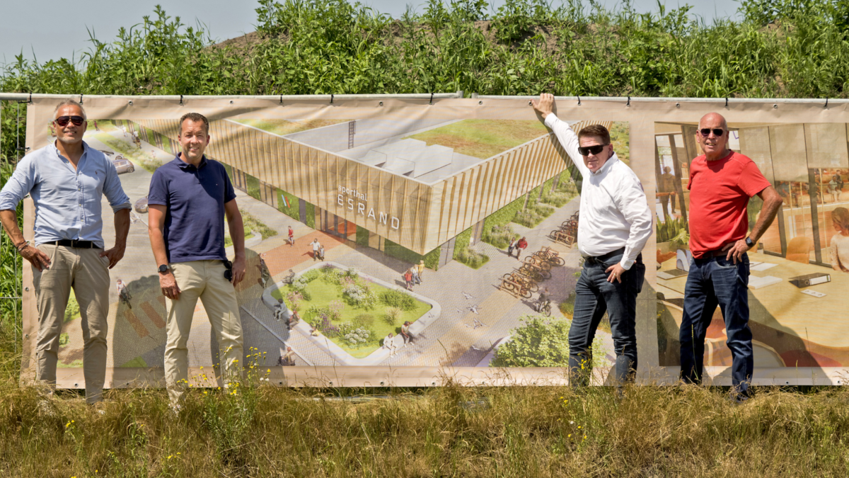 Wierden Onthulling bouwdoek Sporthal Esrand Juni 2026