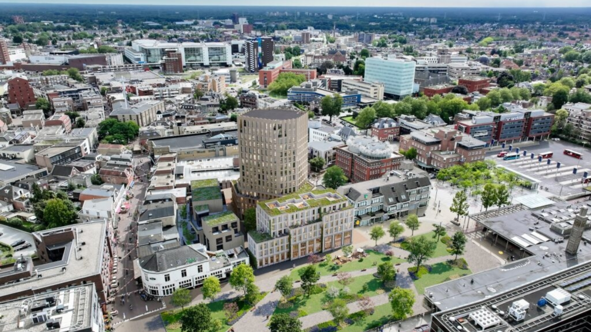 Stationsgebied bouwplannen foto Gemeente Enschede