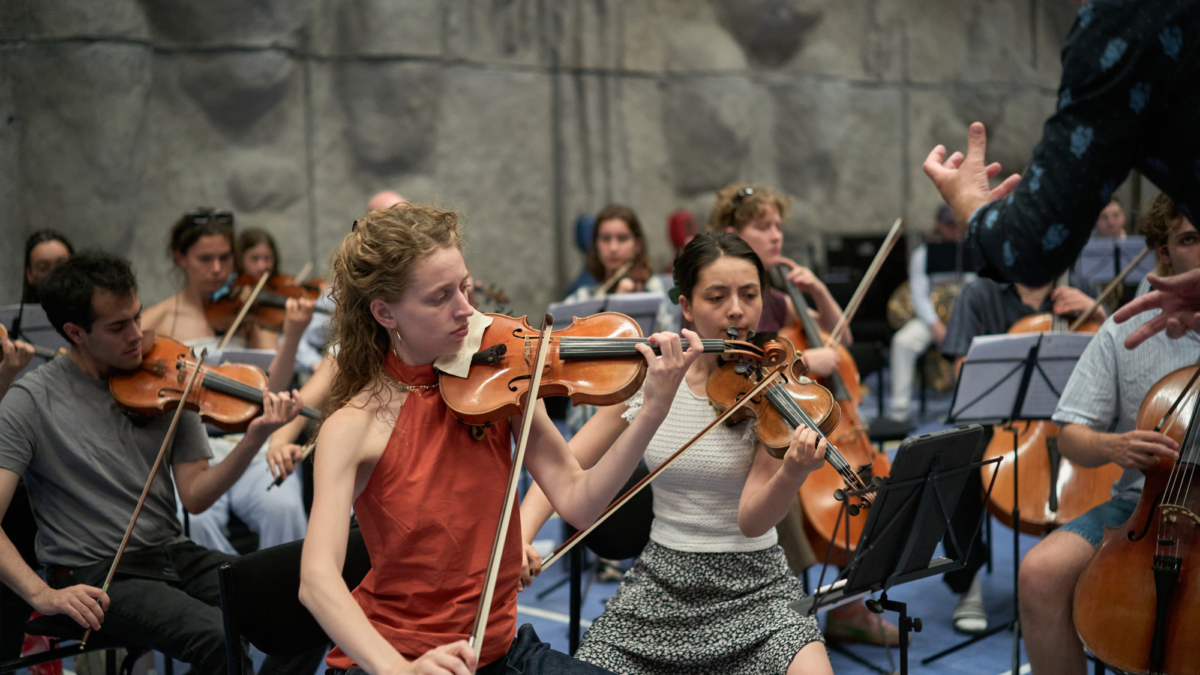VU orkest - Heleen Brüggen - eerste violist - concertmeester - viool