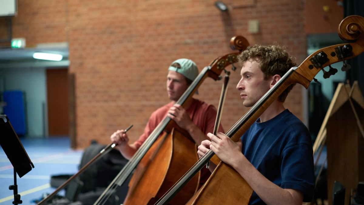 VU-orkest - Jitse Leeftink - contrabas