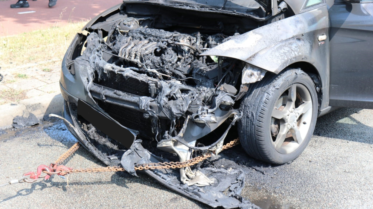 Foto brand auto amerikalaan hengelo news united