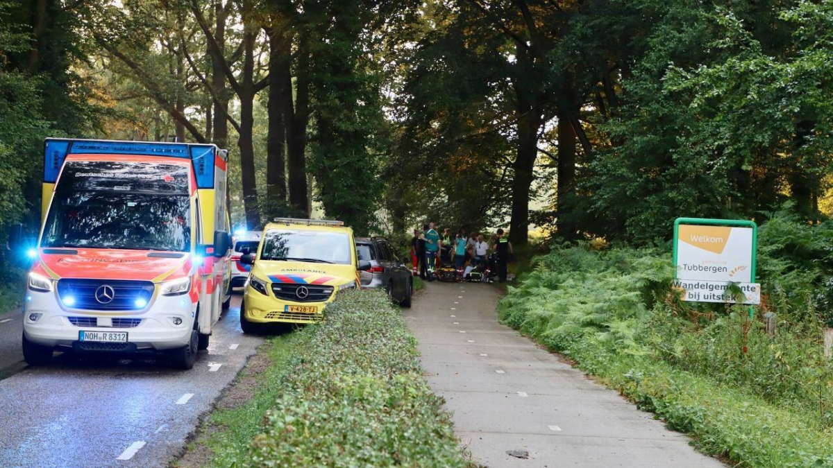 Fietser zwaar ten val tussen Nutter en Vasse