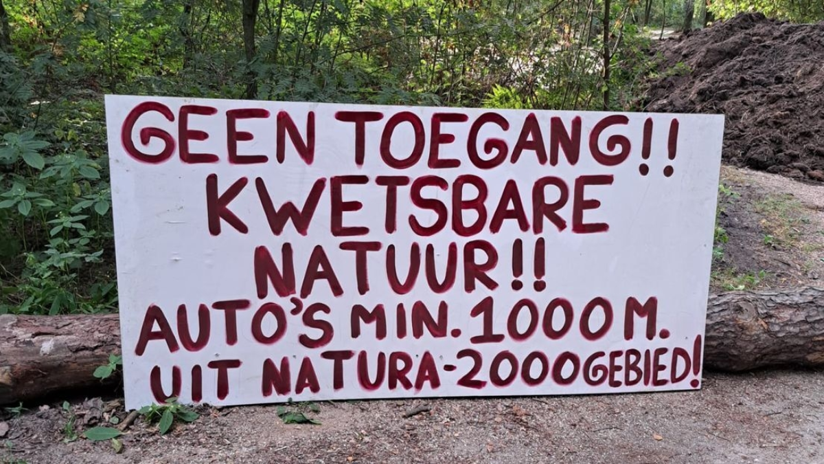 Protestbord Springendal