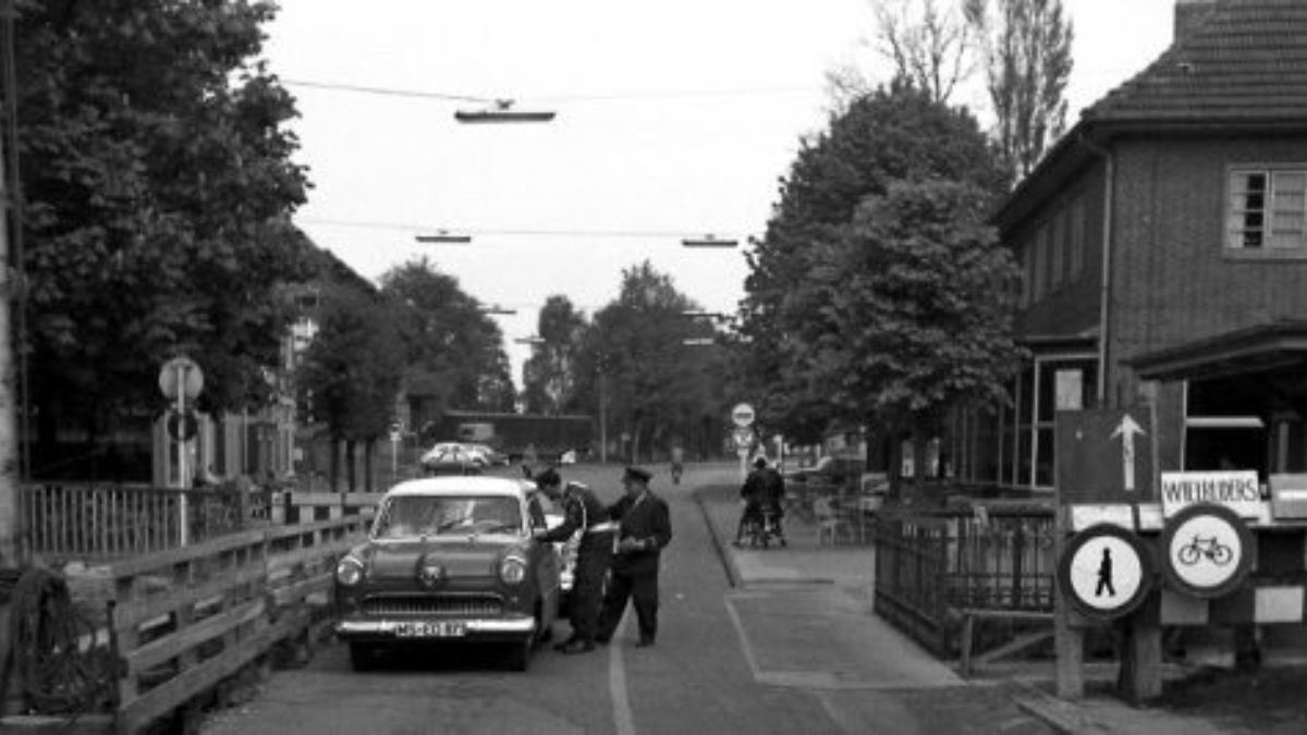 grensovergang glanerbrug gronau rond 1960