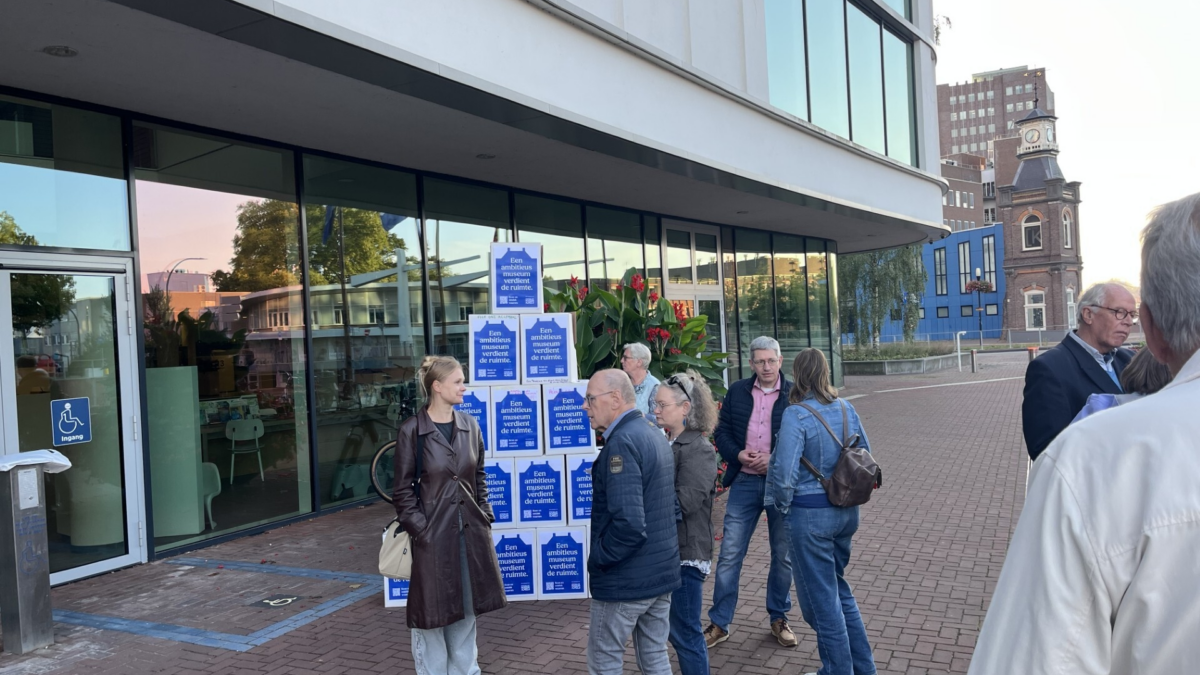 Actie stedelijk voor gemeentehuis