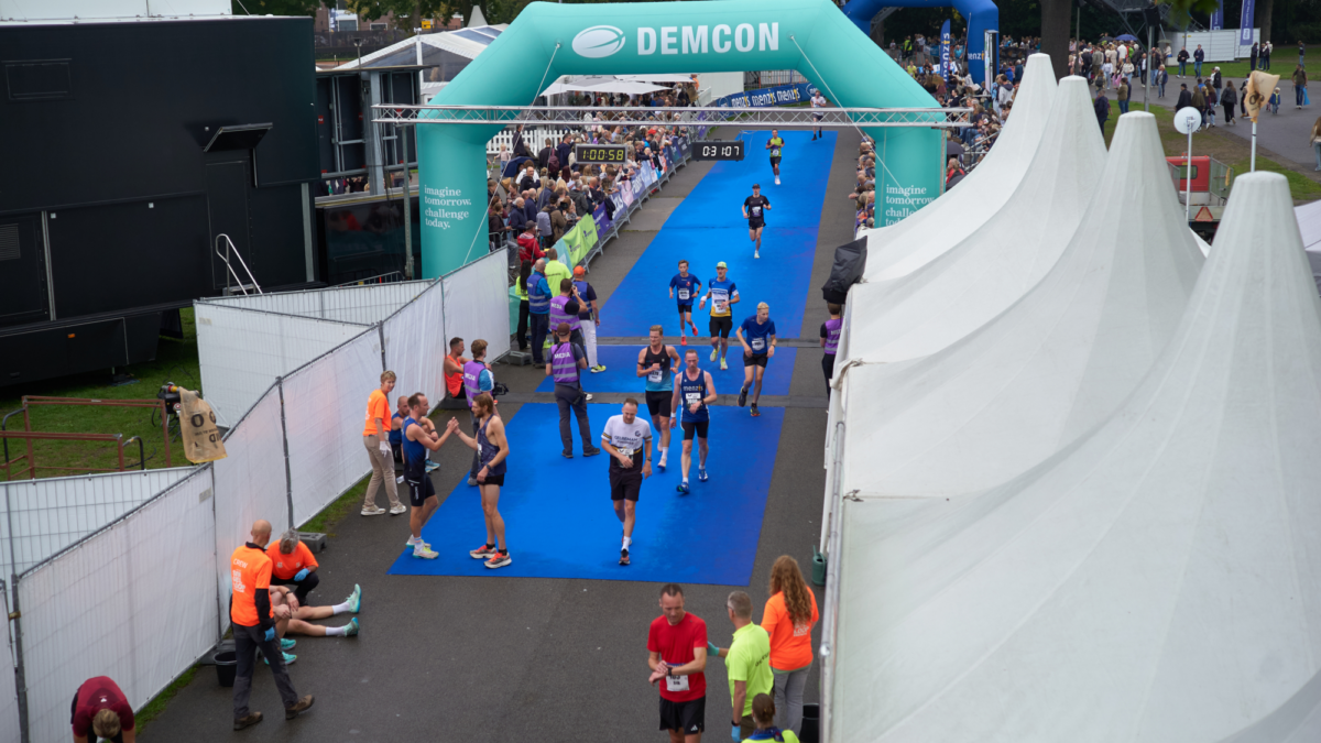 Singelloop - finish