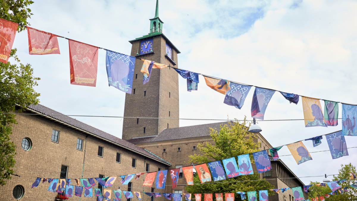 vlaggen - Ei van Ko - slavernij - kunst