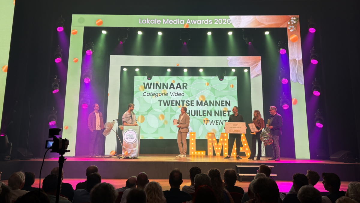LMA Award voor Twentse Mannen Huilen Niet liggend foto 1 Twente