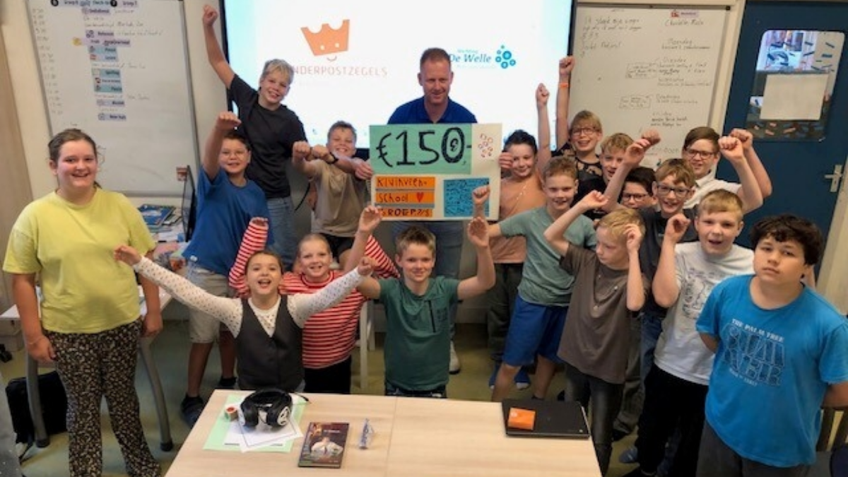 Wierden Scholieren Kluinveenschool verrassen De Welle met donatie