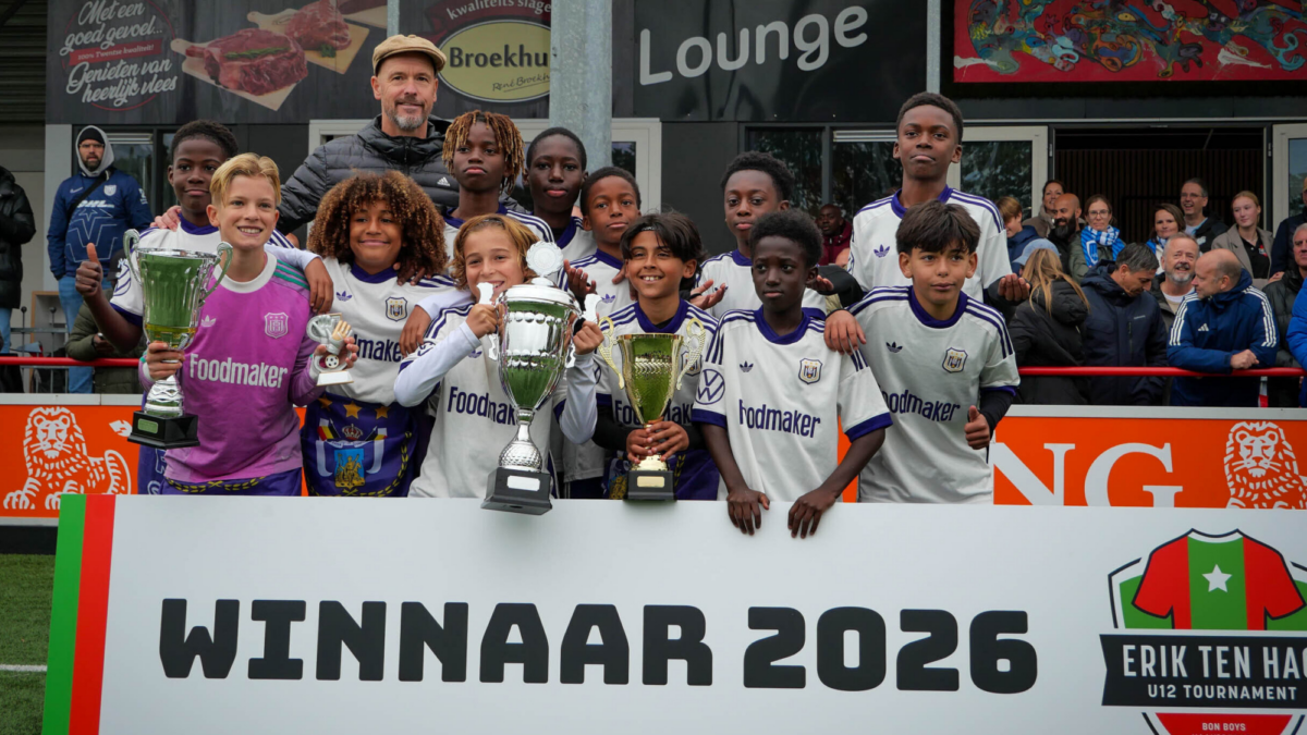 Anderlecht winnaars Erik ten Hag toernooi 2026