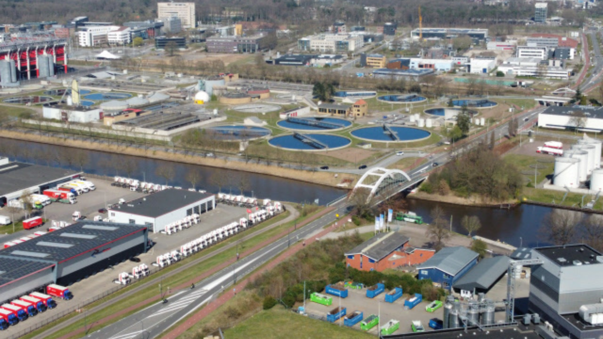 Beeldbank Enschede Business Science Park luchtfoto