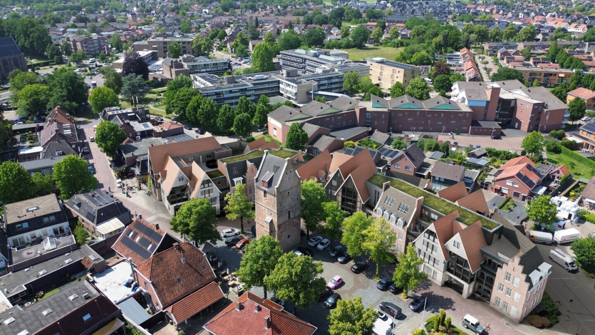 Impressie van het appartementencomplex Martinusplein in Losser